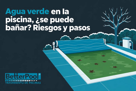 Agua verde en la piscina, ¿se puede bañar? Riesgos y pasos