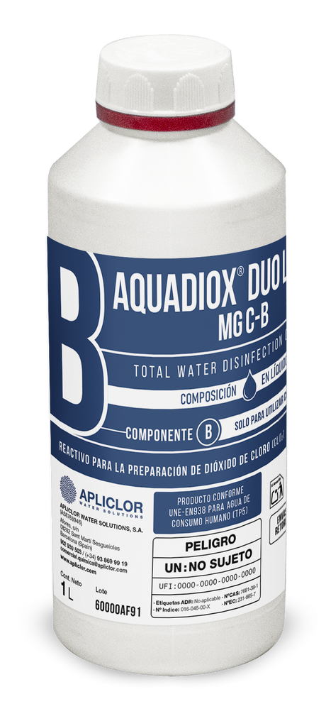 AQUADIOX® DUO LIQUID | Dióxido de cloro Líquido Estabilizado